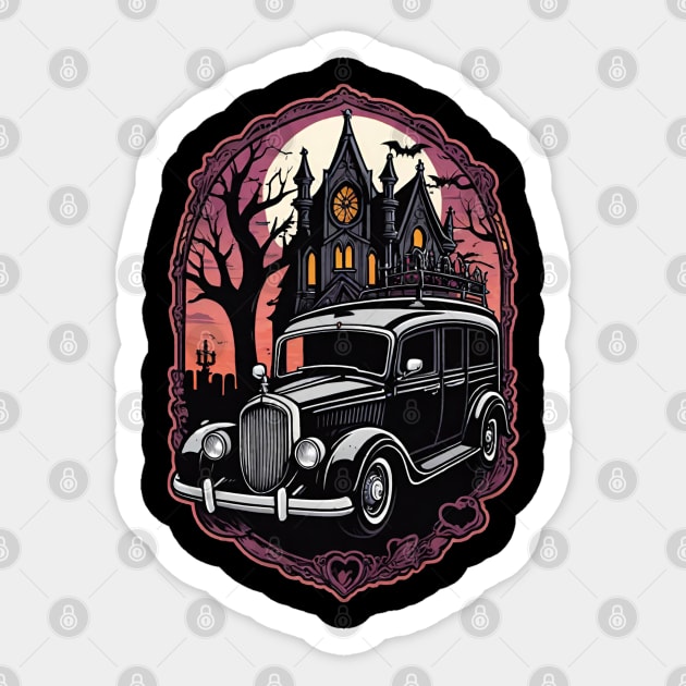 Love My Hearse Sticker by Grave Digs